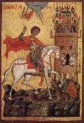 unknow artist Saint George Slaying the Dragon painting